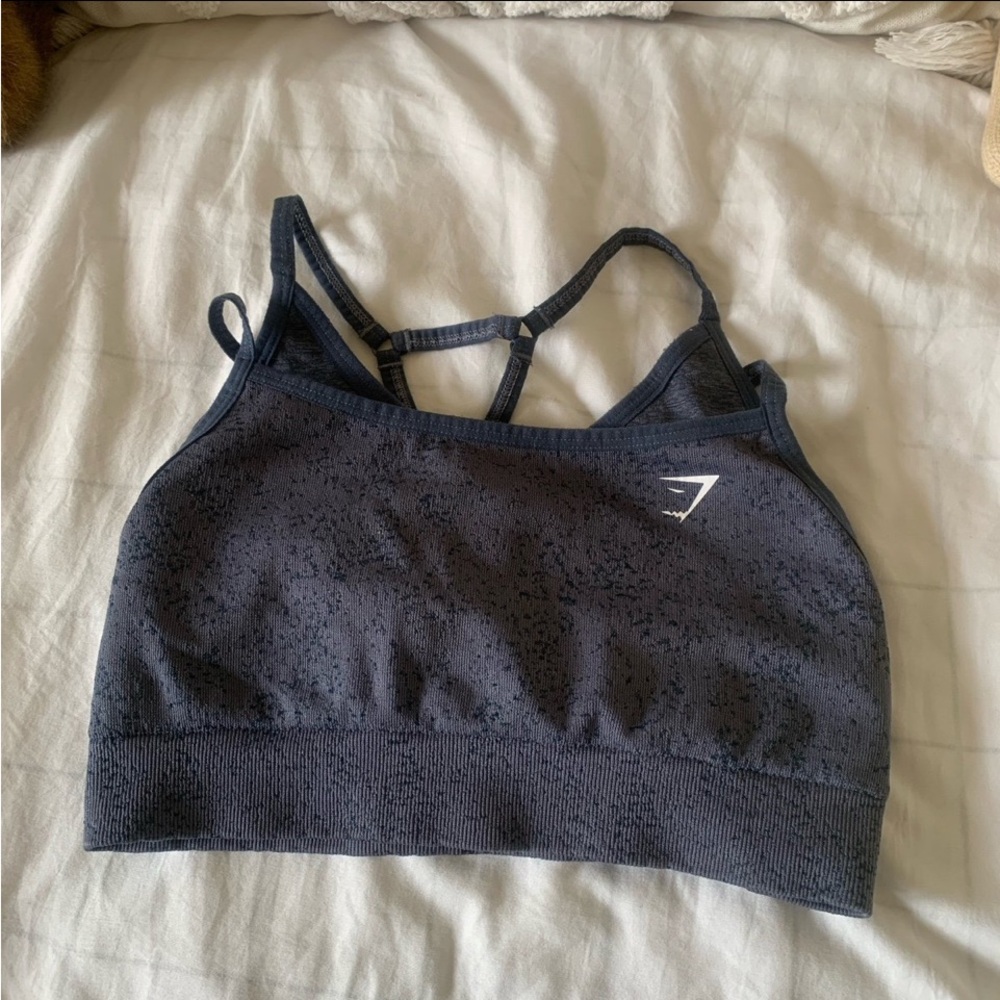 Women's Blue Gymshark Sports Bra